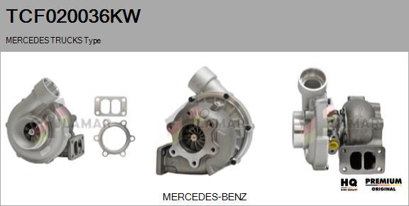 FLAMAR TCF020036KW - Turbocompresseur, suralimentation cwaw.fr