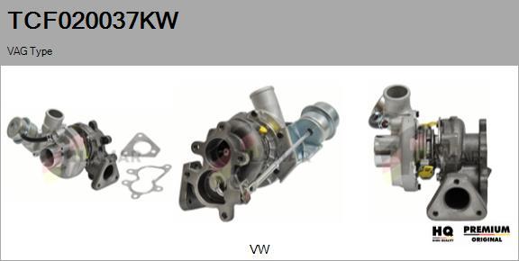 FLAMAR TCF020037KW - Turbocompresseur, suralimentation cwaw.fr