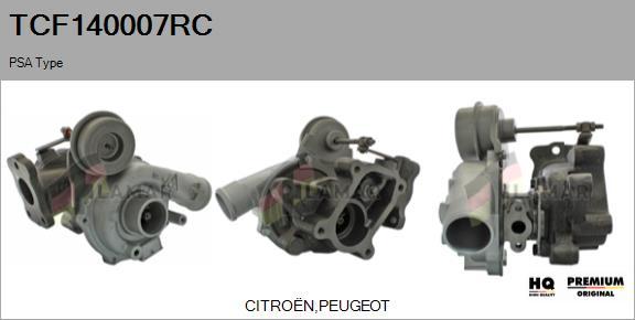 FLAMAR TCF140007RC - Turbocompresseur, suralimentation cwaw.fr