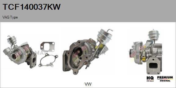 FLAMAR TCF140037KW - Turbocompresseur, suralimentation cwaw.fr