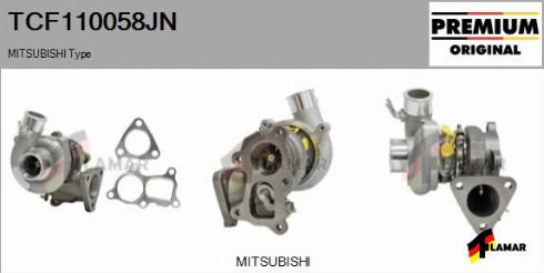 FLAMAR TCF110058JN - Turbocompresseur, suralimentation cwaw.fr