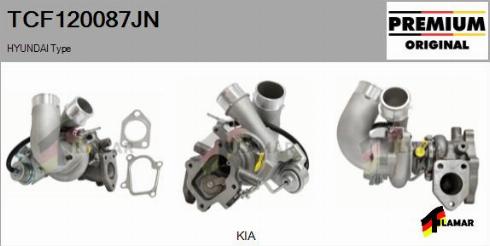 FLAMAR TCF120087JN - Turbocompresseur, suralimentation cwaw.fr