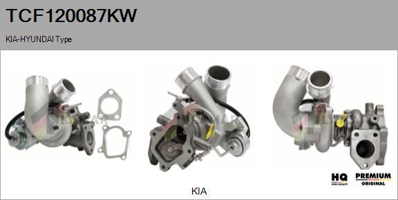 FLAMAR TCF120087KW - Turbocompresseur, suralimentation cwaw.fr