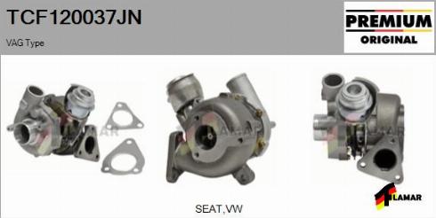 FLAMAR TCF120037JN - Turbocompresseur, suralimentation cwaw.fr