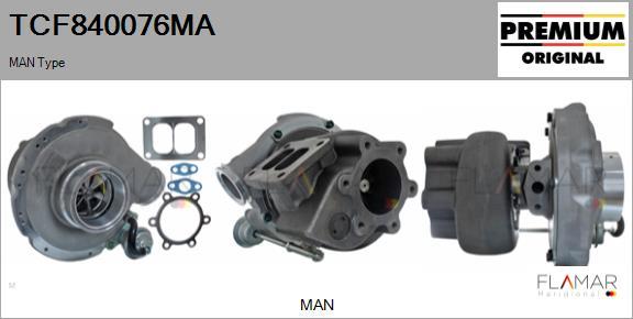 FLAMAR TCF840076MA - Turbocompresseur, suralimentation cwaw.fr