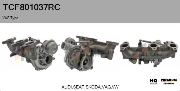 FLAMAR TCF801037RC - Turbocompresseur, suralimentation cwaw.fr