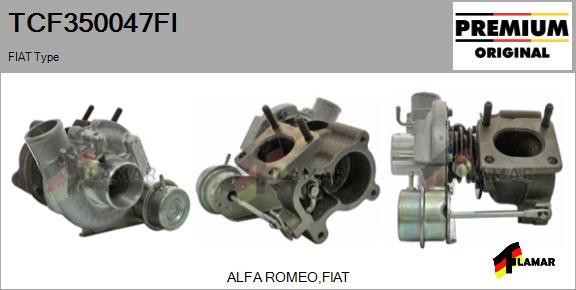 FLAMAR TCF350047FI - Turbocompresseur, suralimentation cwaw.fr