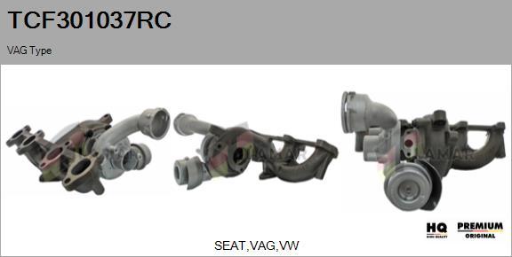 FLAMAR TCF301037RC - Turbocompresseur, suralimentation cwaw.fr