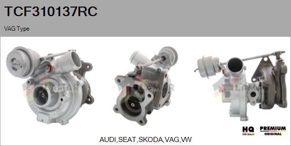 FLAMAR TCF310137RC - Turbocompresseur, suralimentation cwaw.fr