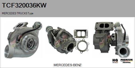 FLAMAR TCF320036KW - Turbocompresseur, suralimentation cwaw.fr