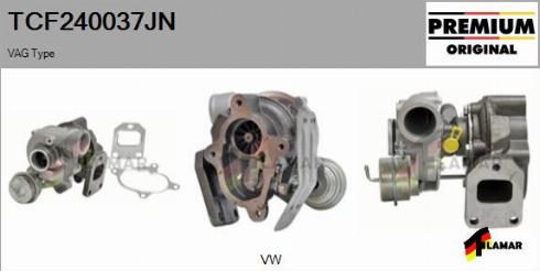 FLAMAR TCF240037JN - Turbocompresseur, suralimentation cwaw.fr