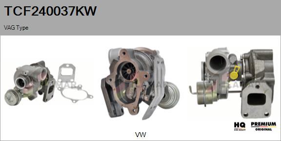 FLAMAR TCF240037KW - Turbocompresseur, suralimentation cwaw.fr