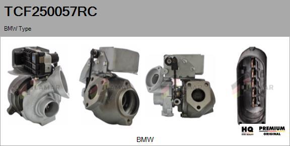 FLAMAR TCF250057RC - Turbocompresseur, suralimentation cwaw.fr