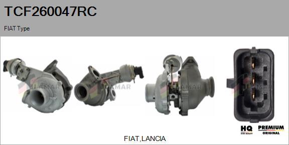 FLAMAR TCF260047RC - Turbocompresseur, suralimentation cwaw.fr