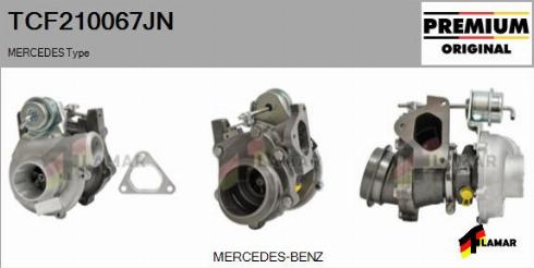 FLAMAR TCF210067JN - Turbocompresseur, suralimentation cwaw.fr