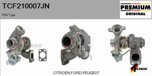 FLAMAR TCF210007JN - Turbocompresseur, suralimentation cwaw.fr