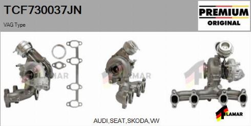 FLAMAR TCF730037JN - Turbocompresseur, suralimentation cwaw.fr