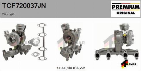 FLAMAR TCF720037JN - Turbocompresseur, suralimentation cwaw.fr