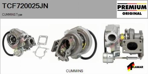 FLAMAR TCF720025JN - Turbocompresseur, suralimentation cwaw.fr