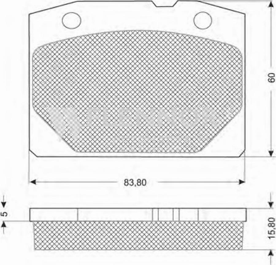 Flennor FB210907 - Kit de plaquettes de frein, frein à disque cwaw.fr