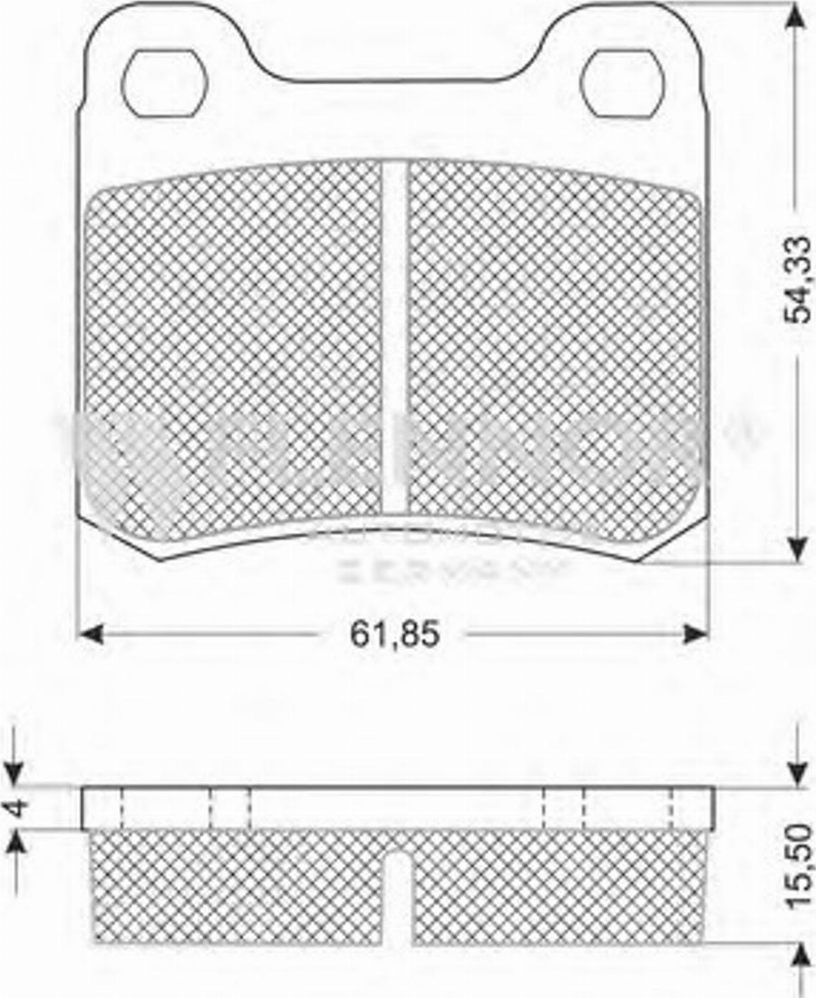 Flennor FB210193 - Kit de plaquettes de frein, frein à disque cwaw.fr