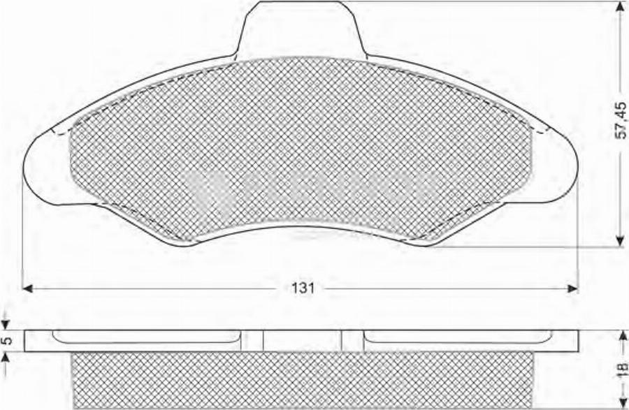 Flennor FB210156 - Kit de plaquettes de frein, frein à disque cwaw.fr