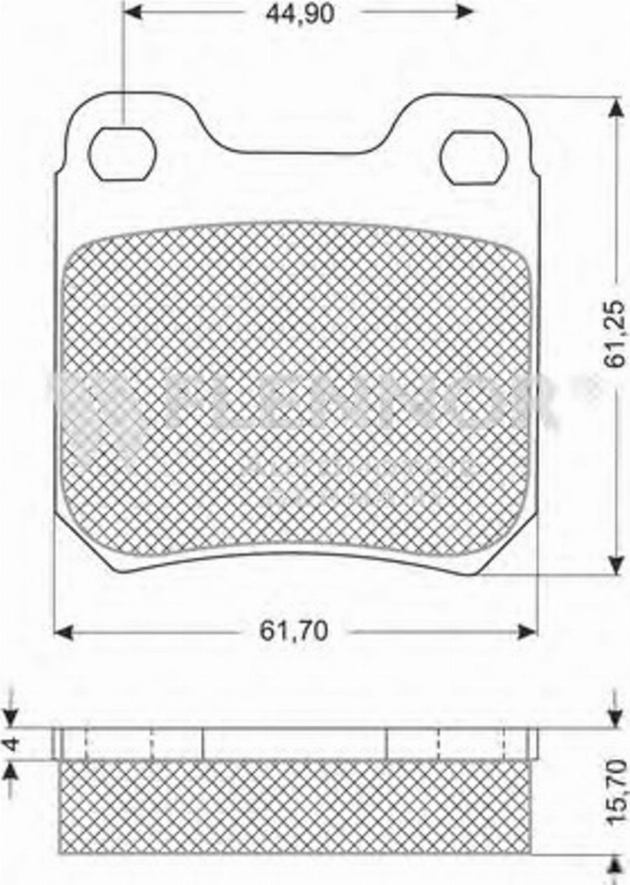 Flennor FB210165 - Kit de plaquettes de frein, frein à disque cwaw.fr