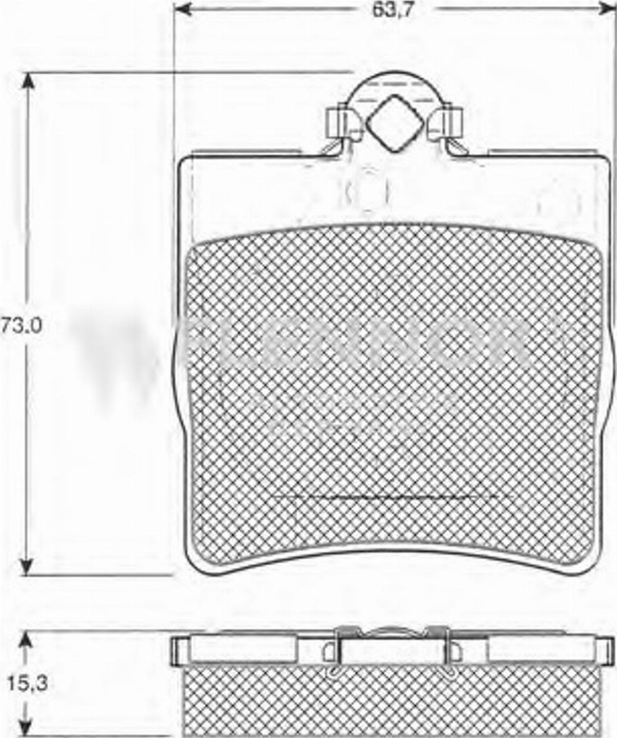 Flennor FB210186 - Kit de plaquettes de frein, frein à disque cwaw.fr