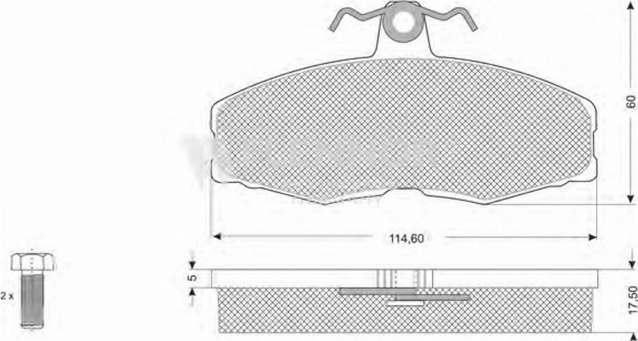 Flennor FB210309 - Kit de plaquettes de frein, frein à disque cwaw.fr