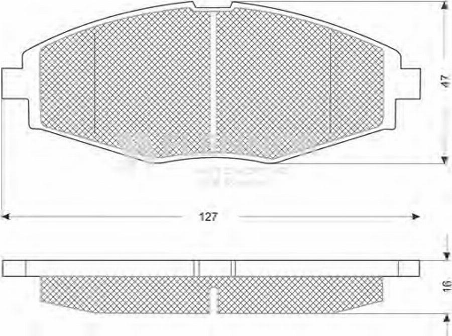 Flennor FB210313 - Kit de plaquettes de frein, frein à disque cwaw.fr