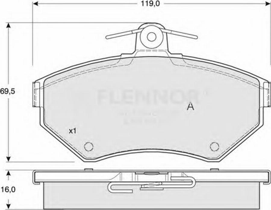 Flennor FB210205 - Disque de frein cwaw.fr