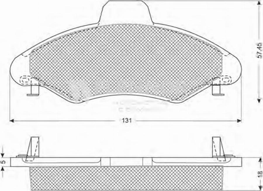 Flennor FB210273 - Kit de plaquettes de frein, frein à disque cwaw.fr