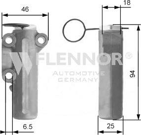 Flennor FD99022 - Amortisseur de vibrations, courroie de distribution cwaw.fr