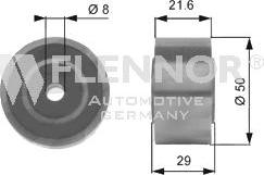 Flennor FS99413 - Poulie renvoi / transmission, courroie trapézoïdale à nervures cwaw.fr