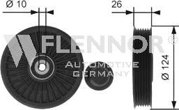 Flennor FS99421 - Poulie renvoi / transmission, courroie trapézoïdale à nervures cwaw.fr