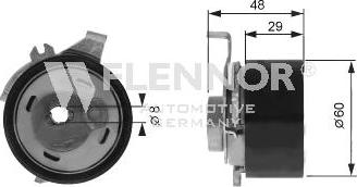 Flennor FS99323 - Poulie-tendeur, courroie de distribution cwaw.fr