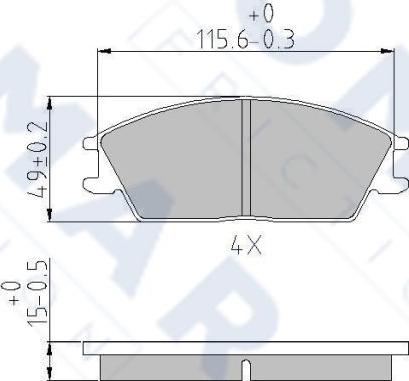 FOMAR Friction FO 499181 - Kit de plaquettes de frein, frein à disque cwaw.fr