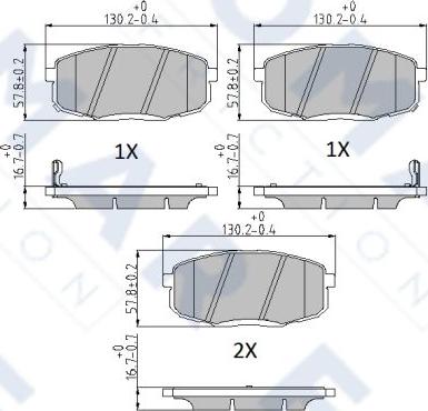 FOMAR Friction FO 861081 - Kit de plaquettes de frein, frein à disque cwaw.fr