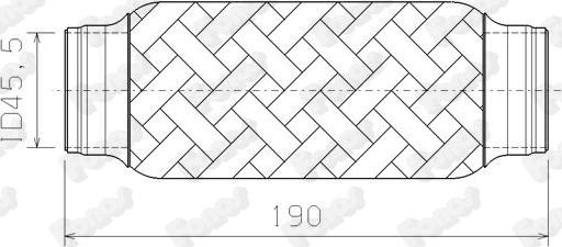 Fonos 10406 - Tube ondulé, système d'échappement cwaw.fr