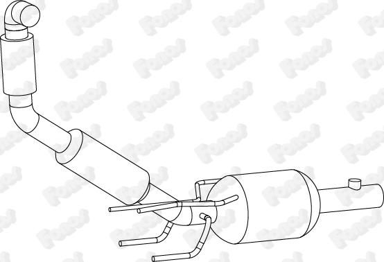 Fonos 73378 - Filtre à particules / à suie, échappement cwaw.fr