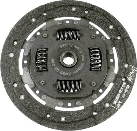 FORD 2S61-7550-KA - Disque d'embrayage cwaw.fr