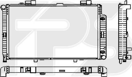 FPS FP 46 A1000-X - Radiateur, refroidissement du moteur cwaw.fr