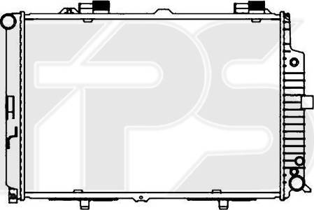 FPS FP 46 A240 - Radiateur, refroidissement du moteur cwaw.fr