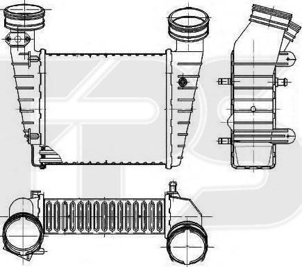 FPS FP 64 T55 - Intercooler, échangeur cwaw.fr
