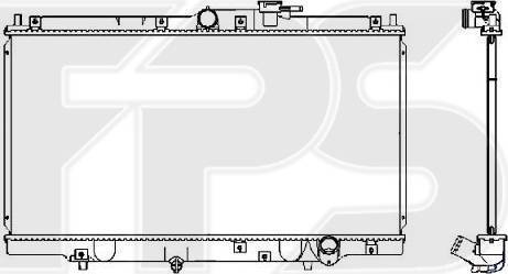 FPS FP 30 A586 - Radiateur, refroidissement du moteur cwaw.fr