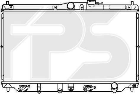 FPS FP 30 A580 - Radiateur, refroidissement du moteur cwaw.fr