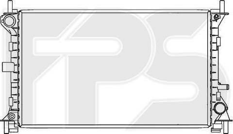 FPS FP 28 A180 - Radiateur, refroidissement du moteur cwaw.fr