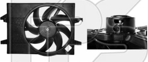 FPS FP 28 W74 - Ventilateur, refroidissement du moteur cwaw.fr