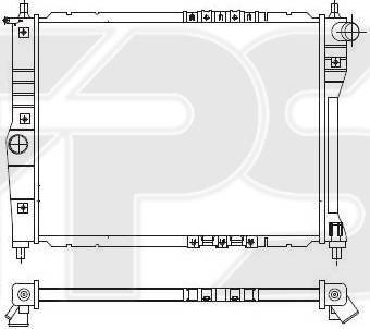 FPS FP 22 A01-P - Radiateur, refroidissement du moteur cwaw.fr