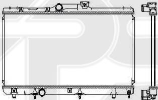 FPS FP 70 A535 - Radiateur, refroidissement du moteur cwaw.fr